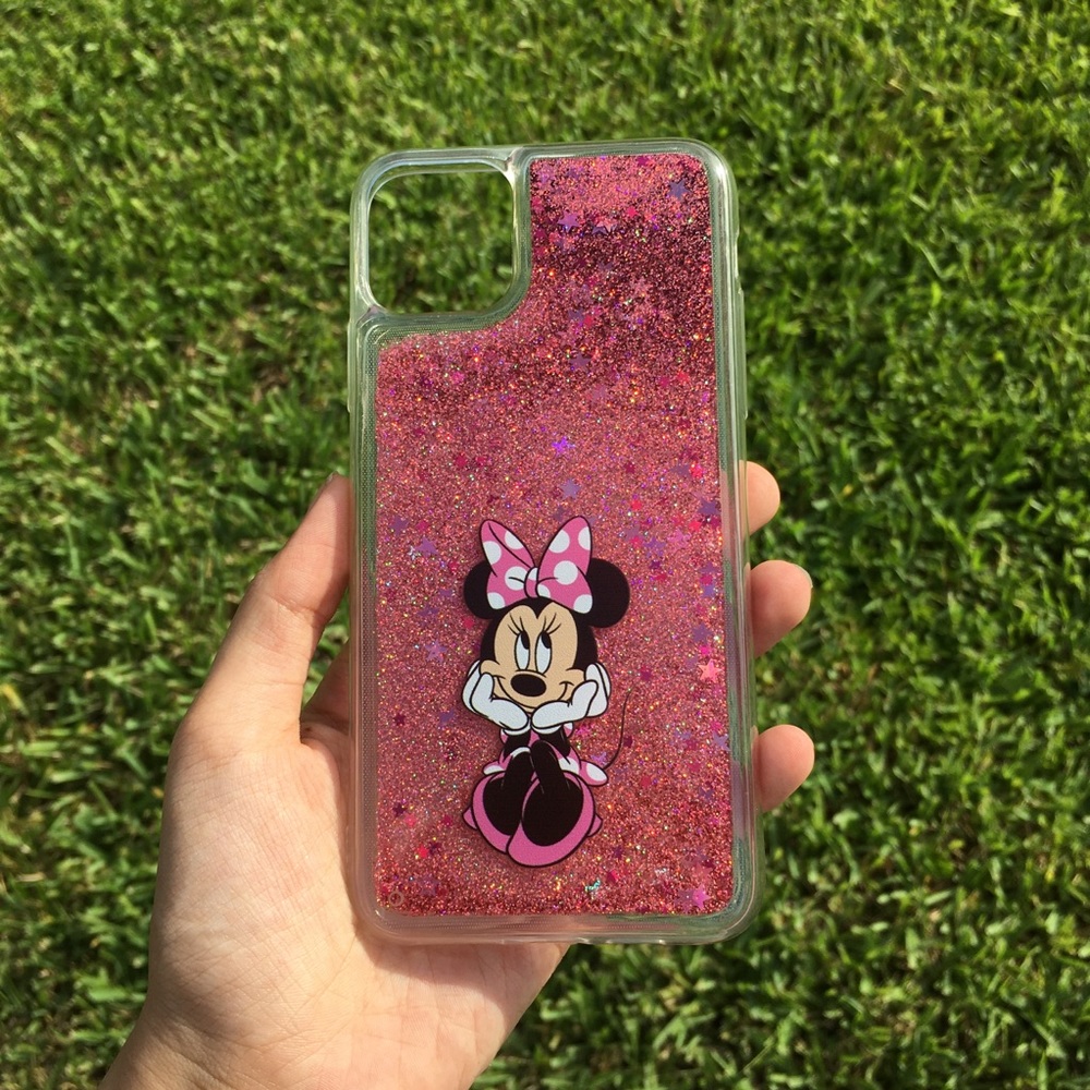 Minnie Mouse Glitter Disney iPhone Case